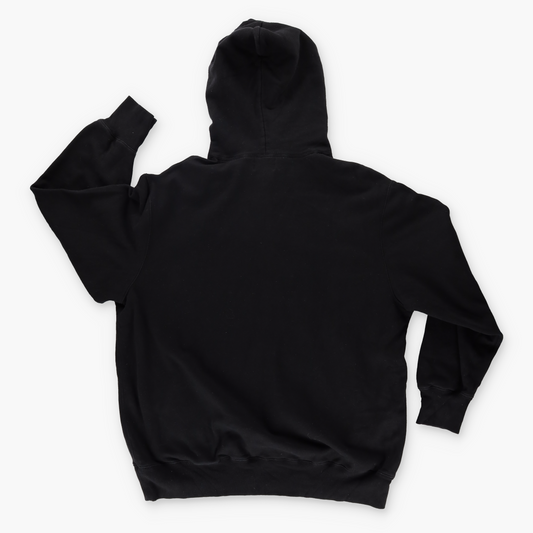 RALPH LAUREN POLO Embroidered Spell Out Black Hoodie Sweatshirt (XXL-XXXL)