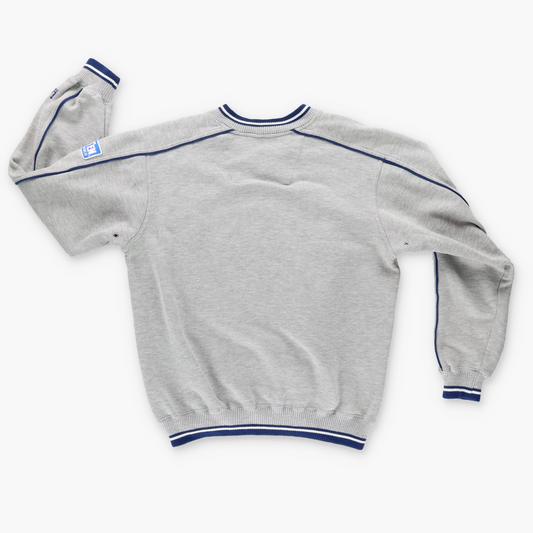 LEE Penn State Nittany Lions Embroidered Grey Varsity Sweatshirt (M)