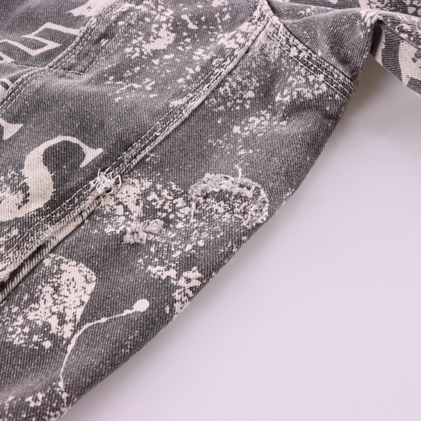 Los Angeles Kings NHL All Over Print PRO LAYER Denim Jacket (L)