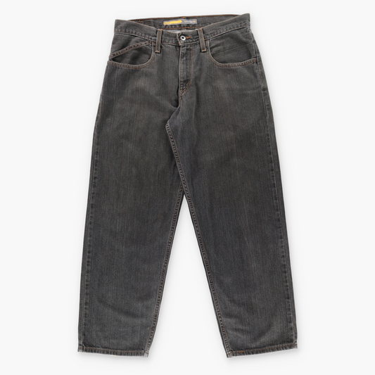 LEVIS SILVERTAB Faded Grey Baggy Jeans (30 x 30)