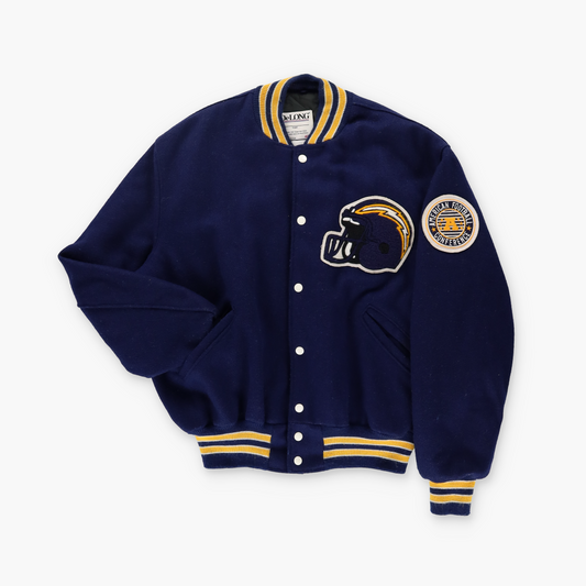 San Diego Chargers NHL USA Made DELONG Varsity Bomber Jacket (XL)