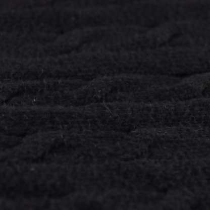 RALPH LAUREN POLO Embroidered Logo Cable Knit Navy Sweater (L)