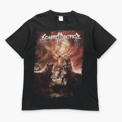 SONATA ARCTICA 'Real Puppet' Vintage Black Metal Band Tee (L) ***COCO Vintage Sole Melbourne