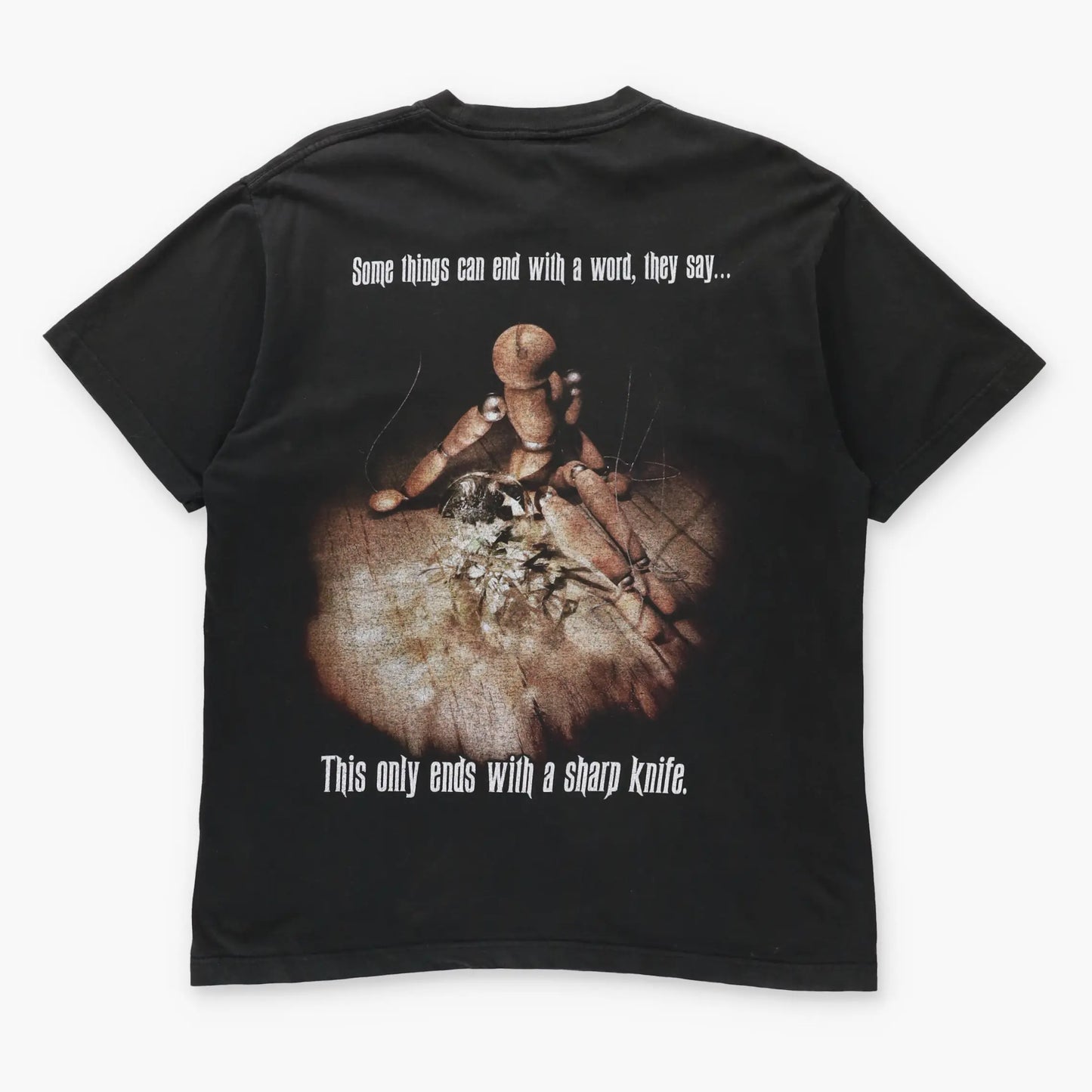 SONATA ARCTICA 'Real Puppet' Vintage Black Metal Band Tee (L) ***COCO Vintage Sole Melbourne