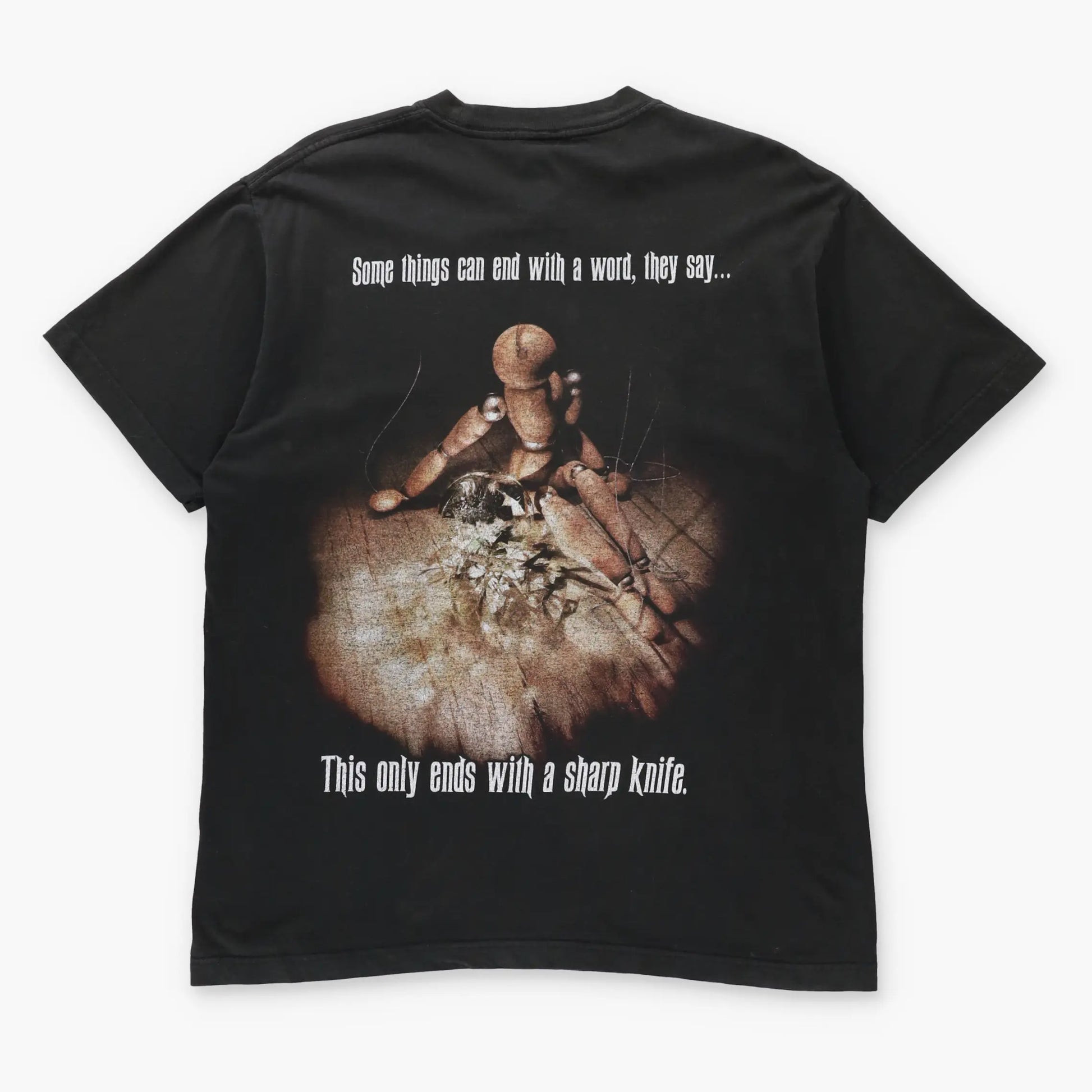 SONATA ARCTICA 'Real Puppet' Vintage Black Metal Band Tee (L) ***COCO Vintage Sole Melbourne