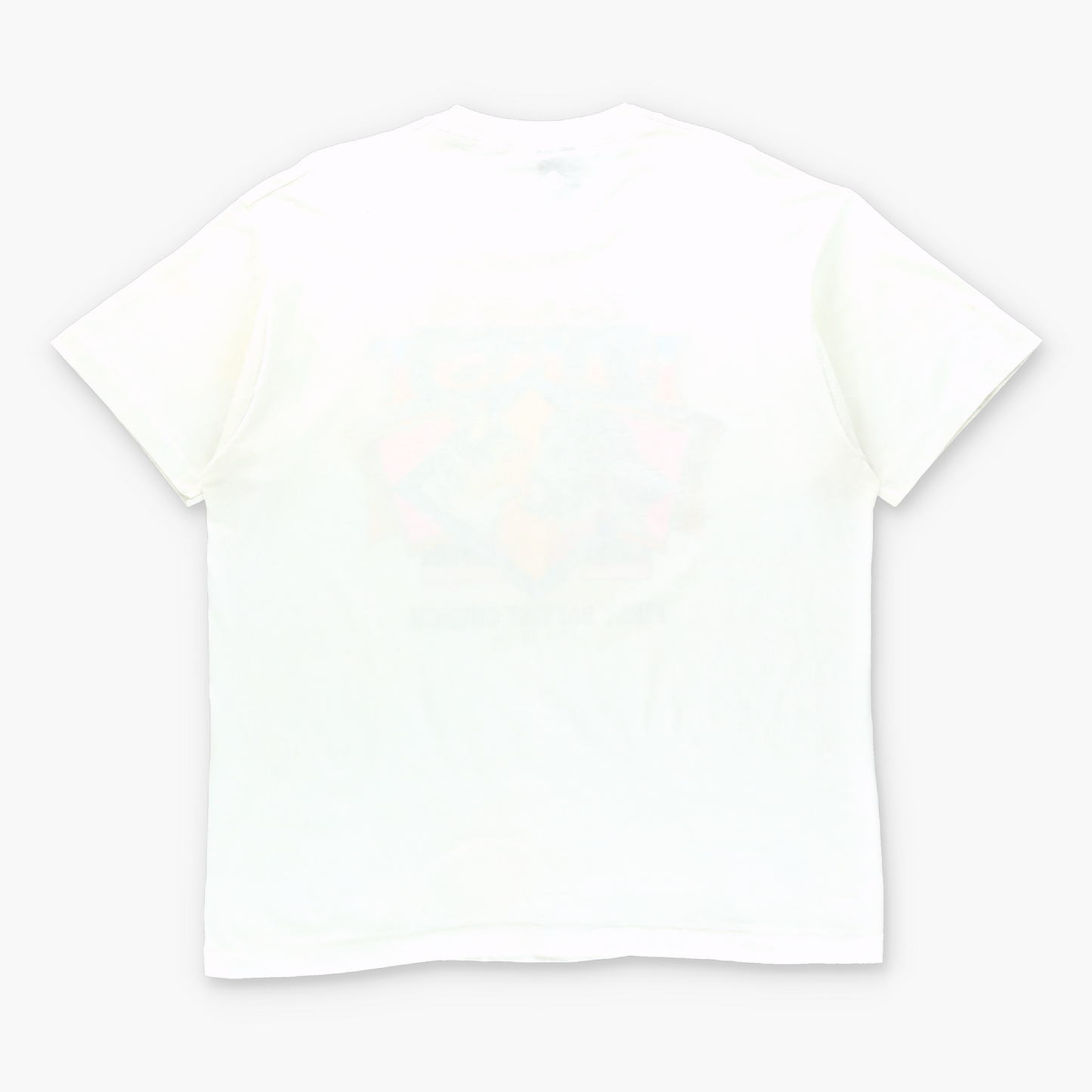 Vintage 1992 "Let Jesus Be First" Texas Baptist Church USA Made White Tee (L-XL) Vintage Sole Melbourne