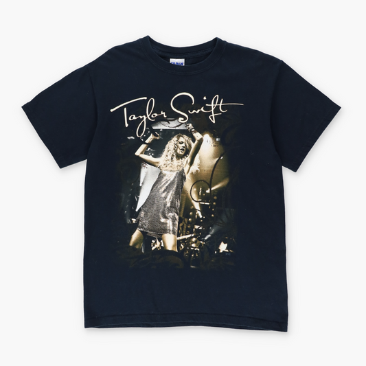 TAYLOR SWIFT 2009 Fearless Tour Black Music Band Tee (S)