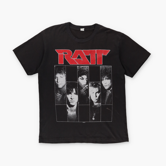 VINTAGE 1986 RATT 'Dancing Under Cover' World Tour Single Stitch Band Tee (S-M)