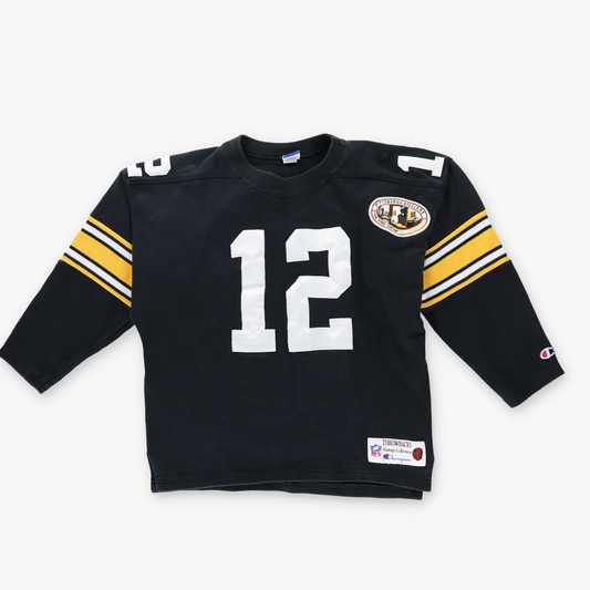 CHAMPION 'USA Made' NFL Pittsburgh Steelers Vintage Collection Knit Sweatshirt (L)