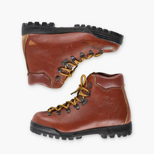 Vintage SCARPA Italy Made Brown Lace Up Hiking Boots (37.5)