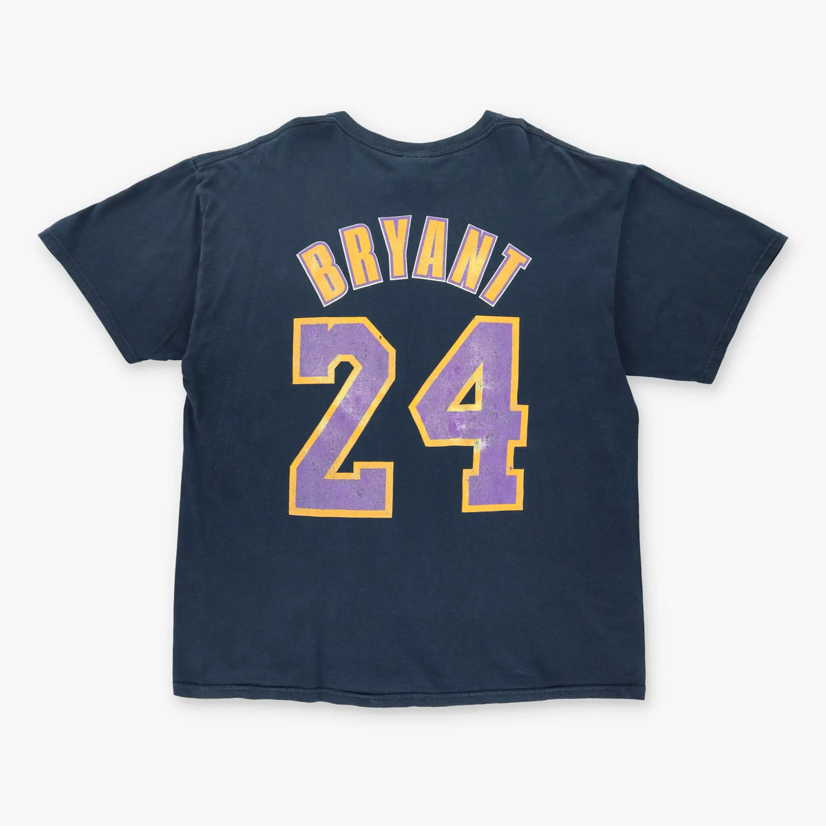 Vintage KOBE BRYANT #24 Face Graphic Remembrance Basketball T-Shirt (XL-XXL)