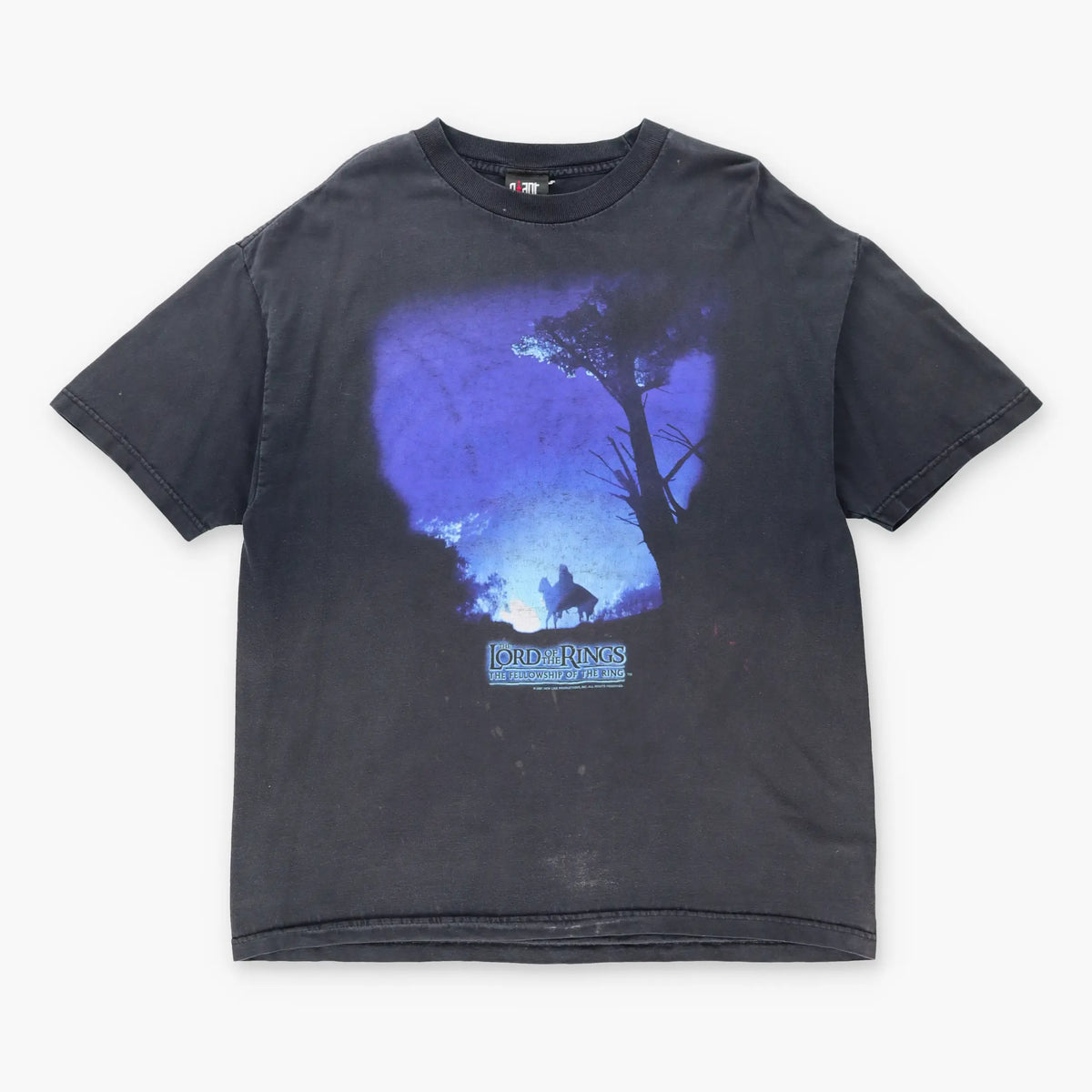 Vintage LORD OF THE RINGS Y2K 'Fellowship Of The Ring' Black T-Shirt (XL)