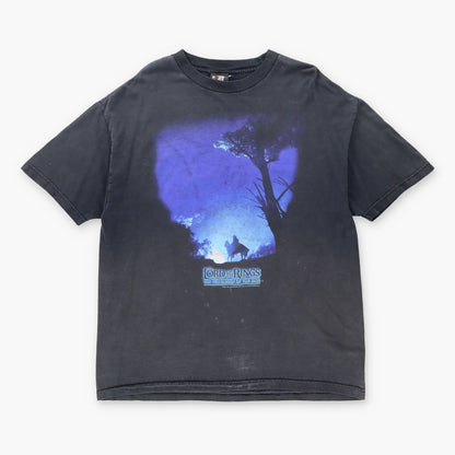 Vintage LORD OF THE RINGS Y2K 'Fellowship Of The Ring' Black T-Shirt (XL)