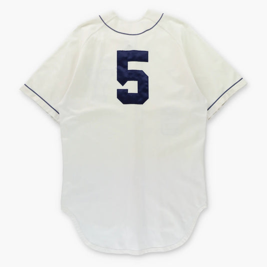 Vintage NIKE Yale #5 USA Made Collegiate Baseball Jersey (M-L TALL)