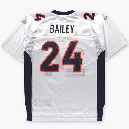 REEBOK Denver Broncos NFL Champ Bailey #24 American Football Jersey (L)