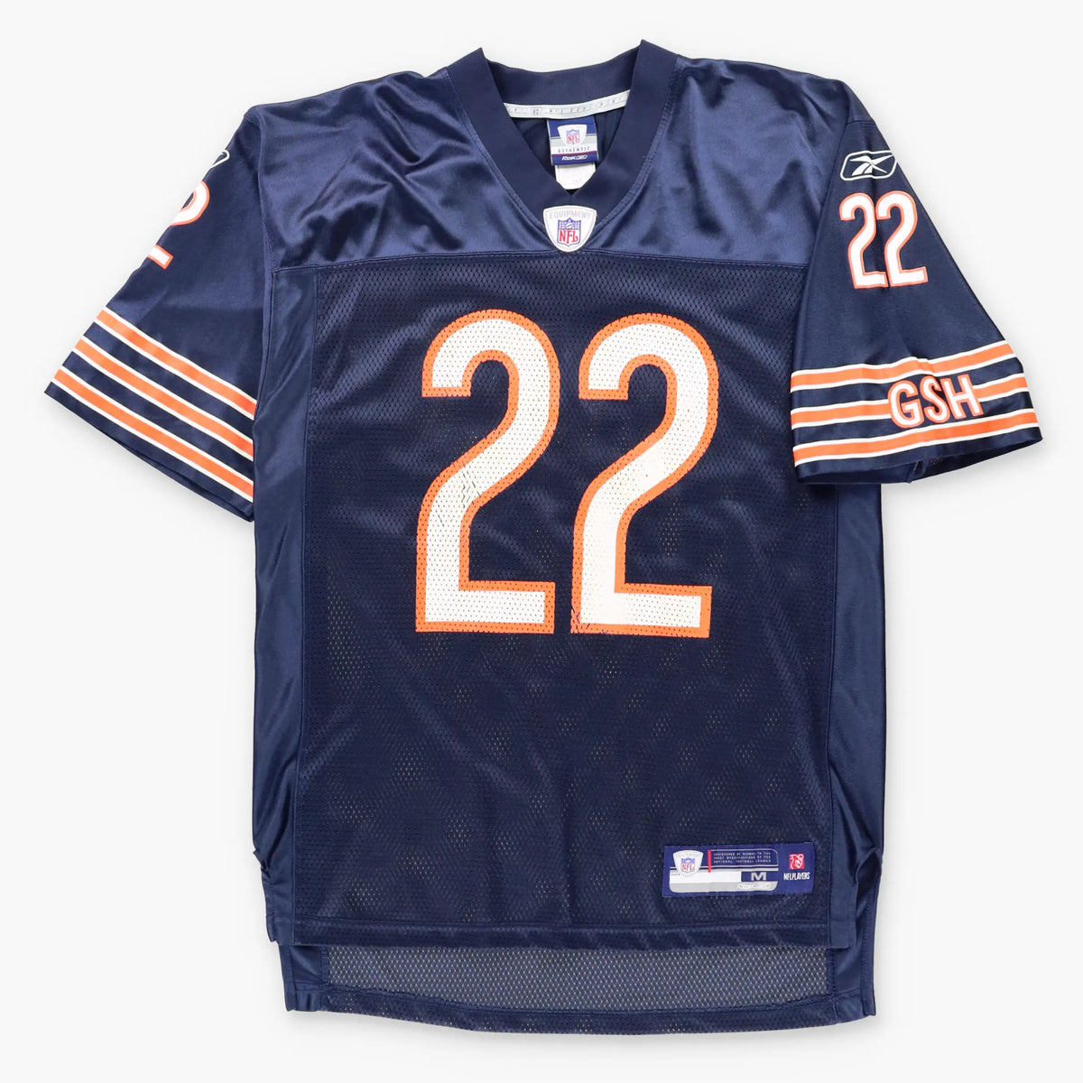 REEBOK Chicago Bears NFL Matt Forte #22 Navy Blue American Football Jersey (M TALL)