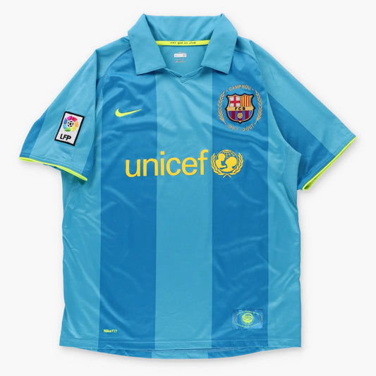 NIKE Barcelona 2007/2008 Away Soccer Jersey (M)