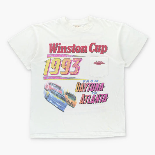 Vintage 1993 NASCAR Winston Cup Series "From Daytona To Atlanta" USA Made T-Shirt (XL)