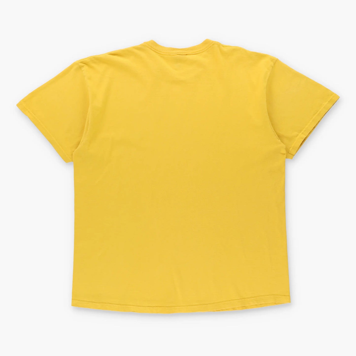 Vintage NIKE Mustard Yellow & Black Embroidered Swoosh USA Made T-Shirt (L-XL)