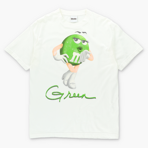 M&Ms Flirty Green Chocolate Graphic T-Shirt (M-L)
