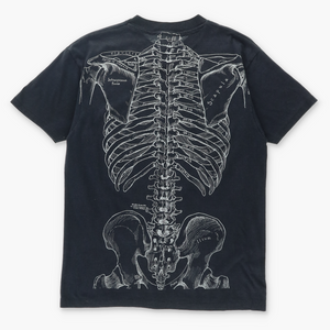 Vintage Leslie Arwin 1978 Anatomy Skeleton T-Shirt USA Made (S)