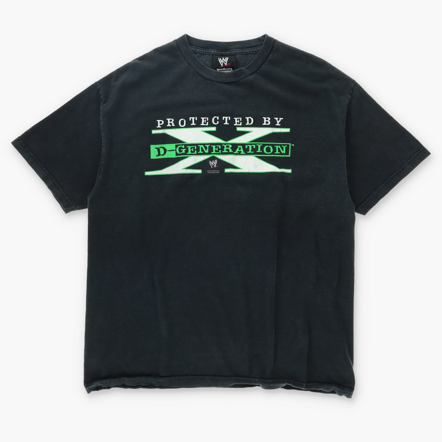 WWE 'Protected by D-Generation X' Front Back T-Shirt (XL)