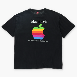 Vintage Apple Macintosh 90s "Power to Crush" T-Shirt USA Made (XL)