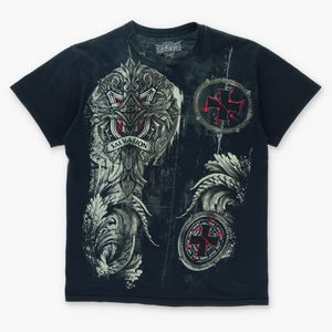 MMA ELITE "Salvation" Y2K Cross All Over T-Shirt (M)