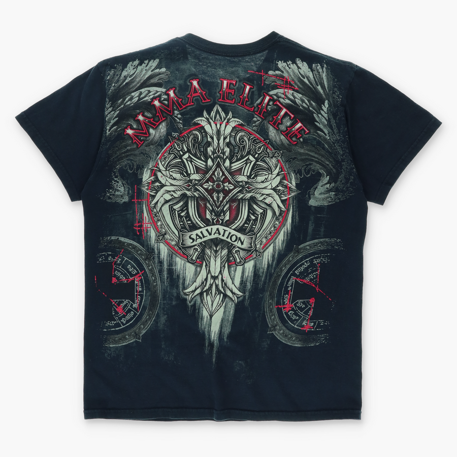 MMA ELITE "Salvation" Y2K Cross All Over T-Shirt (M)