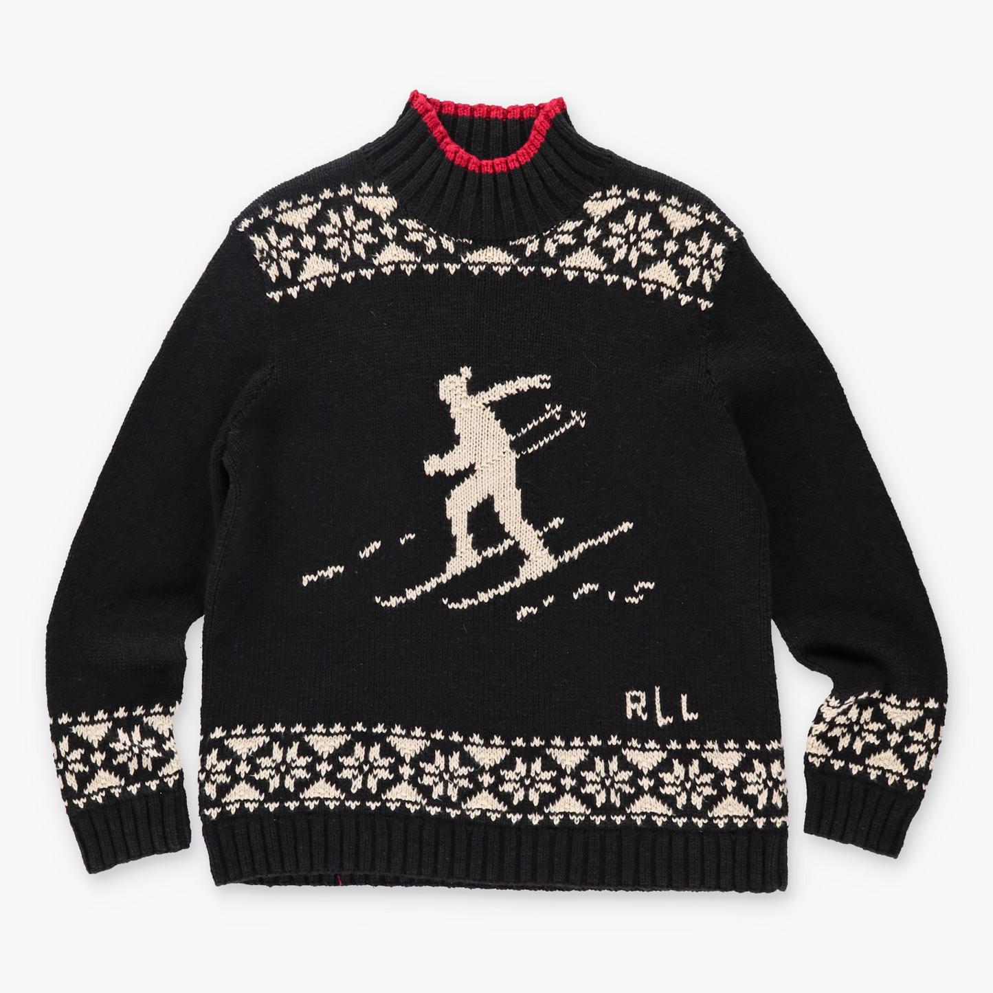Vintage POLO RALPH LAUREN Ski Turtle Neck Knit Sweater (M-L) Vintage Sole Melbourne