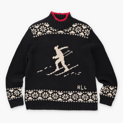 Vintage POLO RALPH LAUREN Ski Turtle Neck Knit Sweater (M-L) Vintage Sole Melbourne