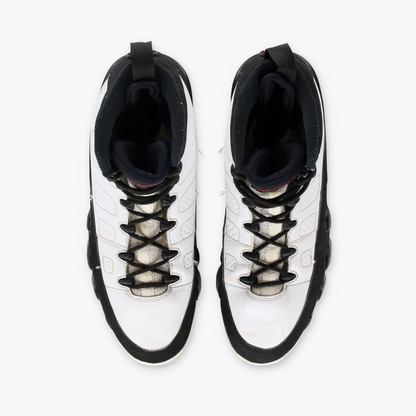 AIR JORDAN 9 Retro Space 2002 White Black Red Sneakers (12)