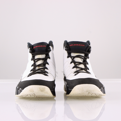AIR JORDAN 9 Retro Space 2002 White Black Red Sneakers (12)