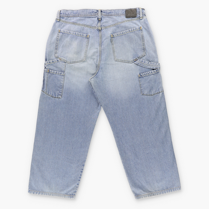 LEVIS SILVERTAB Carpenter Back Strap Detail Light Blue Jeans (40 x 34)