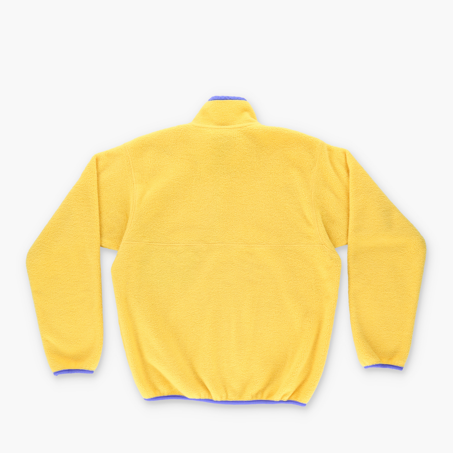 PATAGONIA 90s Yellow & Purple 1/4 Snap Fleece Sweatshirt (L)