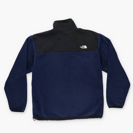 THE NORTH FACE Black & Navy Retro Denali Panel Fleece Zip-Up Jacket (L)