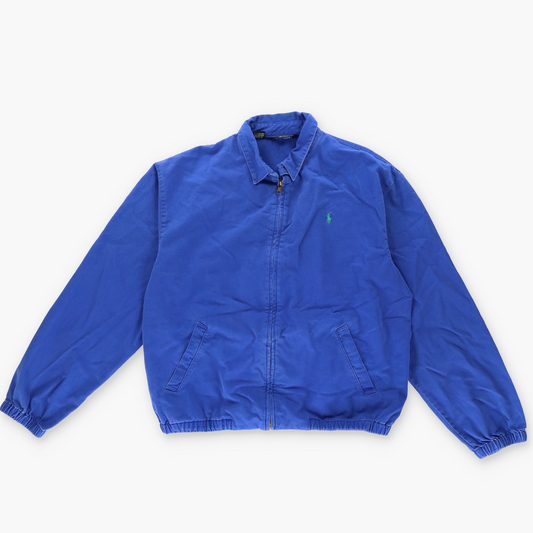 RALPH LAUREN POLO 90s Royal Blue 'Harrington' Jacket USA Made (L)