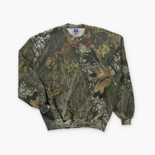 Camouflage Outdoor Hunting All Over Print RED EAGLE Sweatshirt (L-XL)