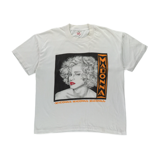 Madonna 'I'm Breathless' Single Stitch NEWSTAR CALIFORNIA White T-Shirt (L-XL)