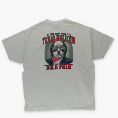 BIG DOGS Poker World Tour 'Nice Pair' Gag Dog Graphic T-Shirt (XL)