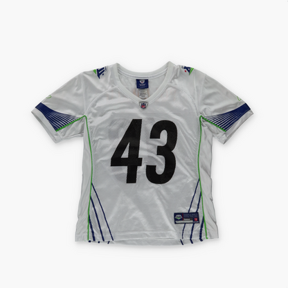 REEBOK NFL Pittsburgh Steelers #43 Tony Polamalu Superbowl Women's Jersey (XS)