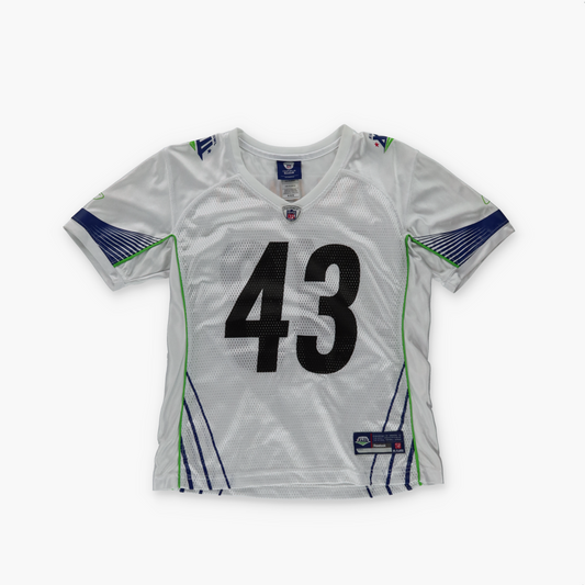 REEBOK NFL Pittsburgh Steelers #43 Tony Polamalu Superbowl Women's Jersey (XS)
