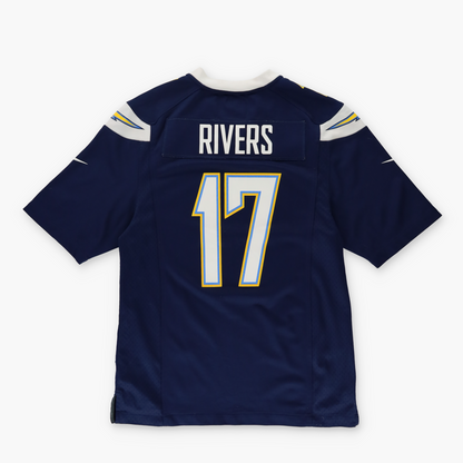 NIKE NFL San Diego Chargers #17 Philip Rivers Home Football Jersey (S-M)