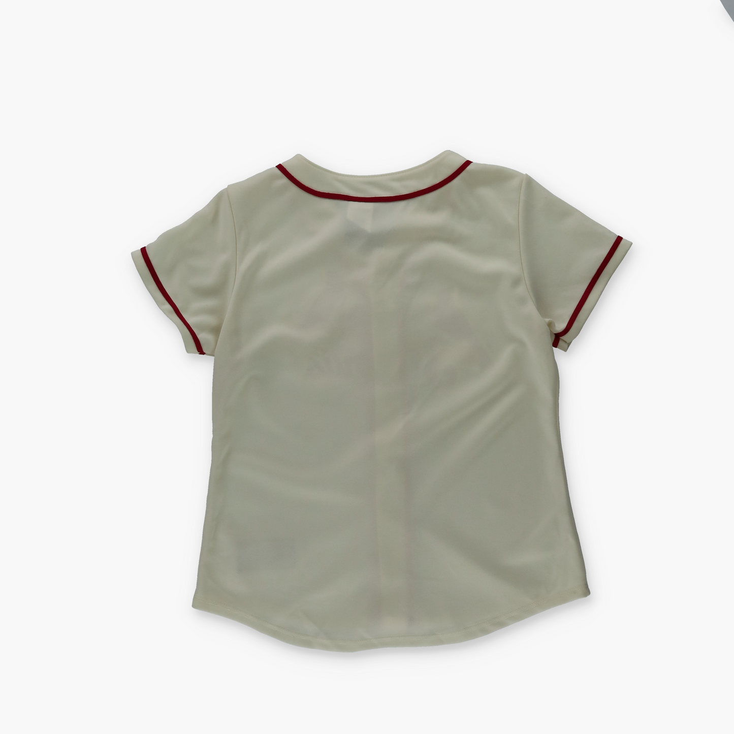 MAJESTIC MLB St Louis Cardinals 'USA Made' Vintage Embroidered Baseball Jersey (XS)