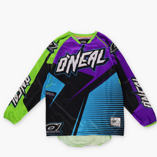 Motocross USA 'O'Neal' Dirt Bike Racing Long Sleeve Vintage Jersey (L)