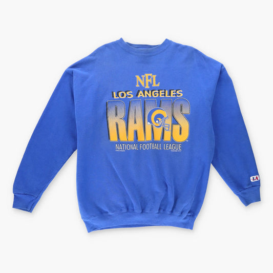 1993 Vintage RAMS NFL USA Made Blue & Yellow Football Sweatshirt (L) *Aubs Vintage Sole Melbourne