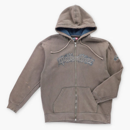 Vintage QUICKSILVER Y2K Embroidered Hooded Zip Up Sweatshirt (M-L) *Aubs Vintage Sole Melbourne