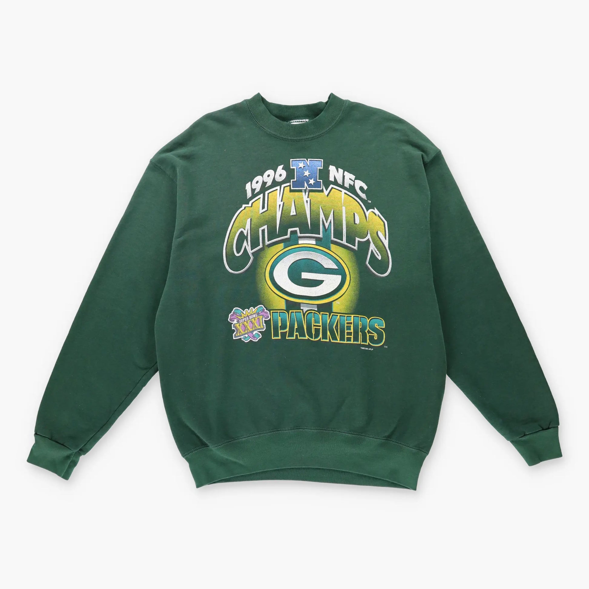 1996 Vintage PACKERS Forrest Green Sweatshirt *Aubs Vintage Sole Melbourne