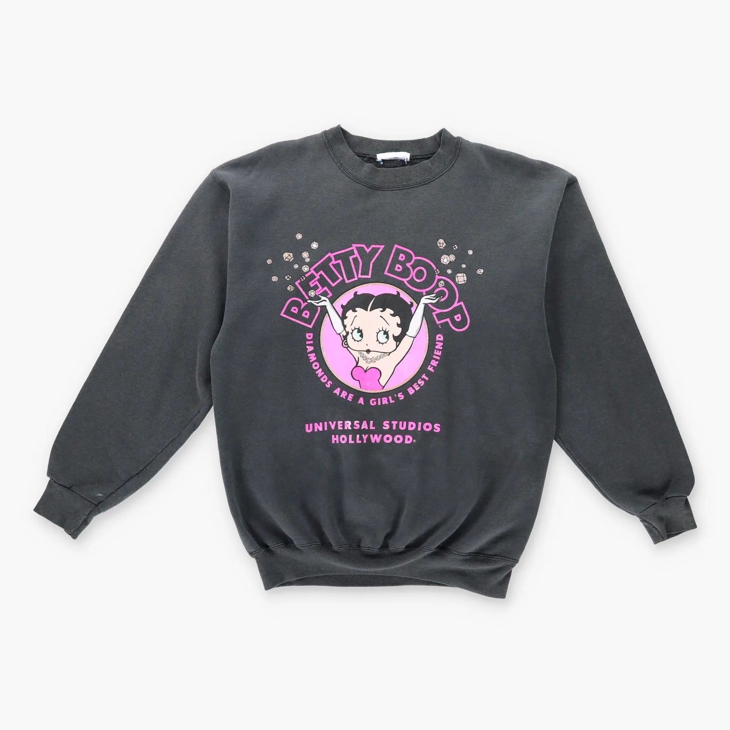 Vintage 90's BETTY BOOP Universal Studios Diamonds 'Girls Bestfriend' Sweatshirt (M) Vintage Sole Melbourne