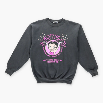 Vintage 90's BETTY BOOP Universal Studios Diamonds 'Girls Bestfriend' Sweatshirt (M) Vintage Sole Melbourne